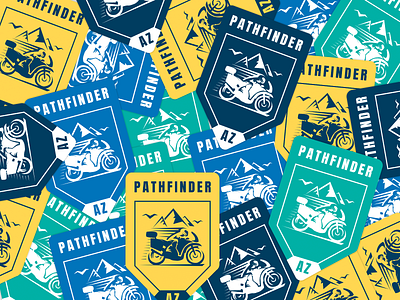 Set of stickers for bike 'Pathfinder'