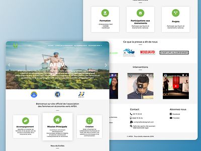 AFEV - One landing page for non profit association
