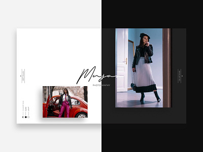 Mujan photography | minimalist portfolio website