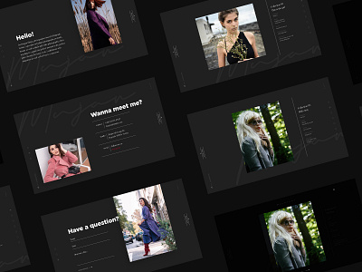 Mujan photography | minimalist portfolio website