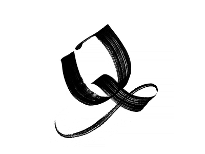 Q Letter lettering logo q typo