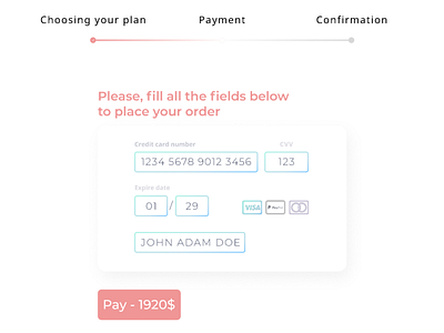 Checkout card checkout daily ui dailyui minimalism minimalist design ui ux