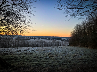 Morning in Denmark canon smow sun winter