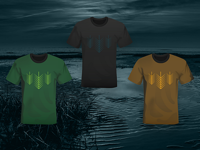 T-shirts branding design larsroed logo sunset tshirt design typography ui vector