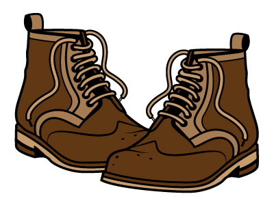 Bootts Vector Image drawing illustration illustrator shoes vector