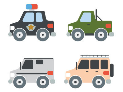 Toy Icons Vector Image car drawing illustration vector vehicle