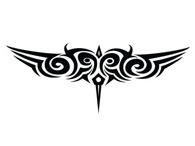 Tribal Tattoo Vector Image drawing illustration monochrome tatoo tattoo tattoo design tribal vector