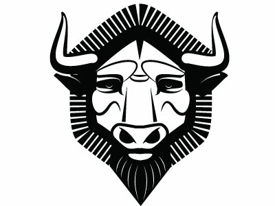 Buffalo Vector Image animal buffalo bull drawing illustration monochrome vector