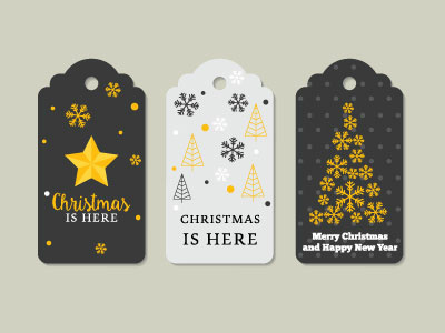 Christmas Labels Vector Image christmas drawing illustration labels price tag vector