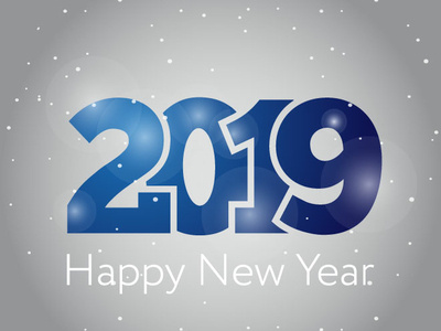 2019 New Year vector image 2019 background illustration new year 2019 new year eve vector