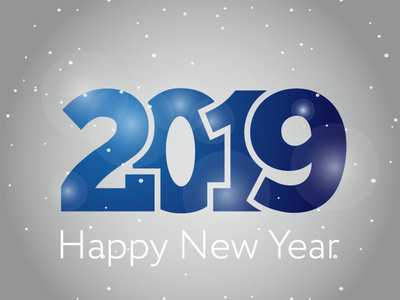 2019 New Year vector image