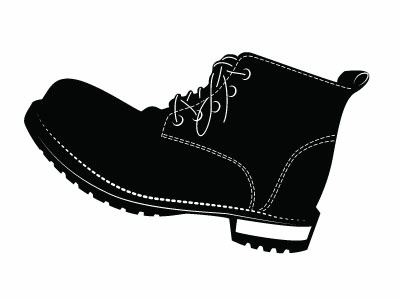 Shoe Vector Image drawing fashion illustration monochrome shoe