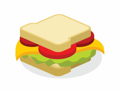 Sandwich vector image drawing food illustration sandwich vector