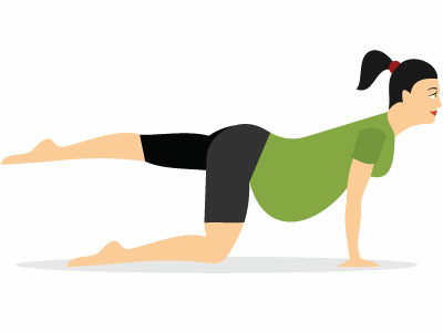Pregnant Woman Vector Art aerobic exercise fitness gym pregnant vector woman woman illustration
