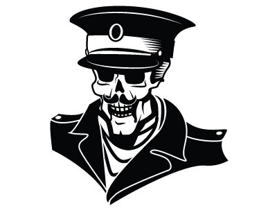 Skull Soldier Vector Art