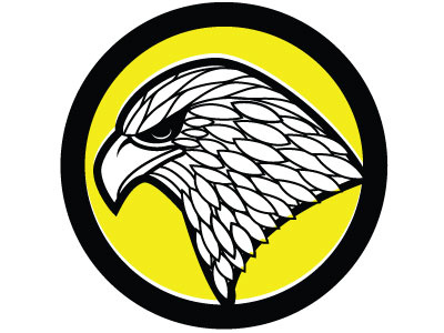 Eagle Vector Clip Art drawing eagle falcon hawk illustration logotype monochrome vector