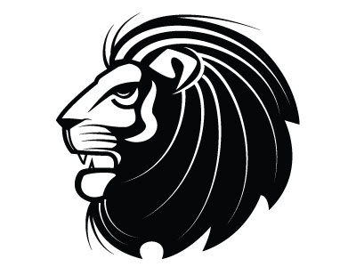 Lion Vector Image animal heraldic lion monochrome vector