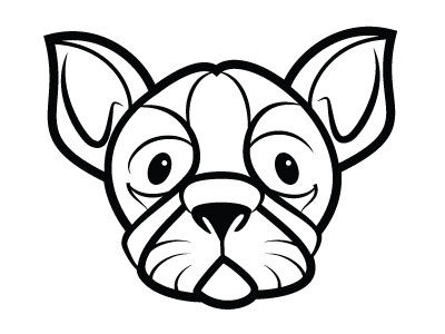 Dog Silhouette animal dog drawing illustration monochrome vector