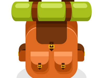 Backpack Vector Icon backpack drawing icon illustration symbol travel vector