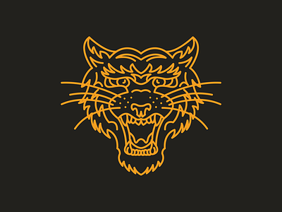 Meow ai brand branding cat color icon illustration line logo logo design mono line tiger