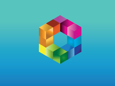 Cube illustration logo
