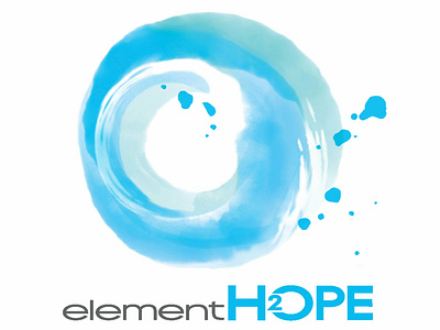 Element Hope Logo branding conservation ipad illustration logo non profit water