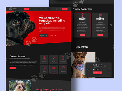 PetPlus Website Exploration graphic design product design productdesign ui ux website