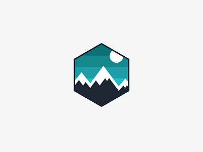 Logo Design Challenge (Day 8) - Ski Mountain