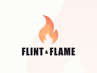 Logo Design Challenge (Day 10) - Flame (Flint & Flame) branding fire illustration fire logo flame logo logo logo design