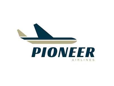 Logo Design Challenge (Day 12) - Airlines (Pioneer Airlines)