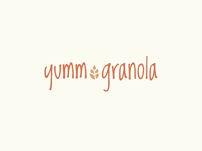 Logo Design Challenge (Day 21) - Yumm Granola branding daily logo daily logo challenge freelance designer granola logo graphic designer illustrator