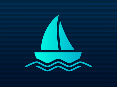 Logo Design Challenge (Day 23) - Boat boat illustration boat logo brand designer daily logo daily logo challenge freelance designer graphic designer sailboat illustration sailboat logo