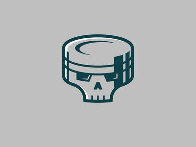 Top Dead Center icon logo metal motor piston skull speed shop