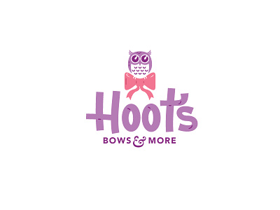 Hoot's accessories bow children girls kids owl ribbon