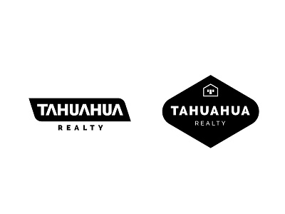 Tahuahua realty home house logo real estate realtor realty t