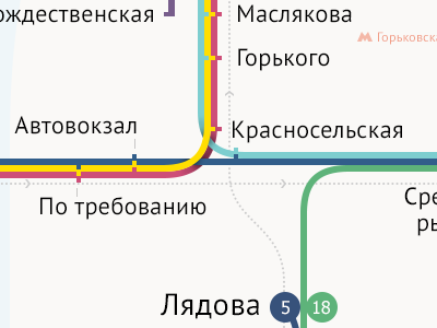 Nizhny Novgorod tram map