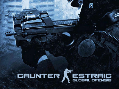 Caunter Estraic branding counter strike csgo design edition game game art illustration type typography vector vrandeo web