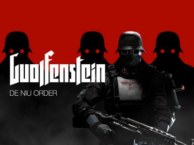 Guolfenstein branding design edition game game art illustration logo type typography vector vrandeo wolfenstein