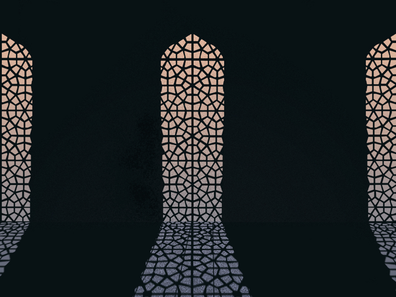Light speckle tunisa desert light window texture illustration