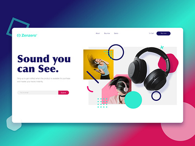 Zenzero landing page