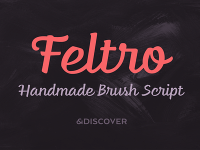 Feltro - Handmade Brush Script