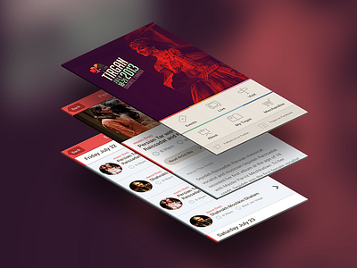 Tirgan Festival App app calendar event events fest festival flat home screen ios iphone list music
