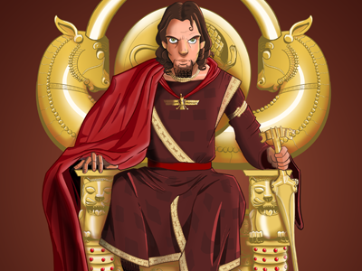 xerxes 300 throne