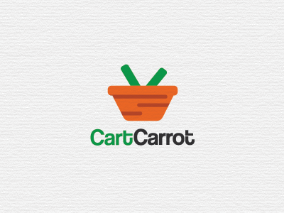 Carrot basket carrot cart orange shopping