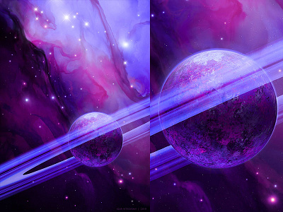 Untitled Nebula 1 art artistmef concept art fantasy igor vitkovskiy illustration photoshop planet space