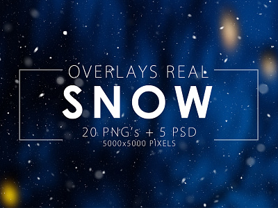 Real Snow Overlays