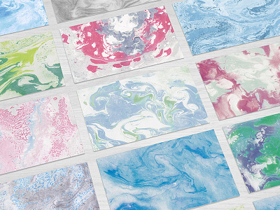 Marble Ink Paper Textures