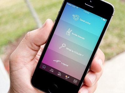 home screen application color flat home screen icons ios minimalism ui user interface