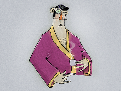 Aristocrat character design illustration sketch wip