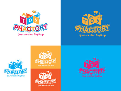 Toy Phactory Branding brand design corporate identity corporate identity design logo logo design toy toy phactory toy phactory